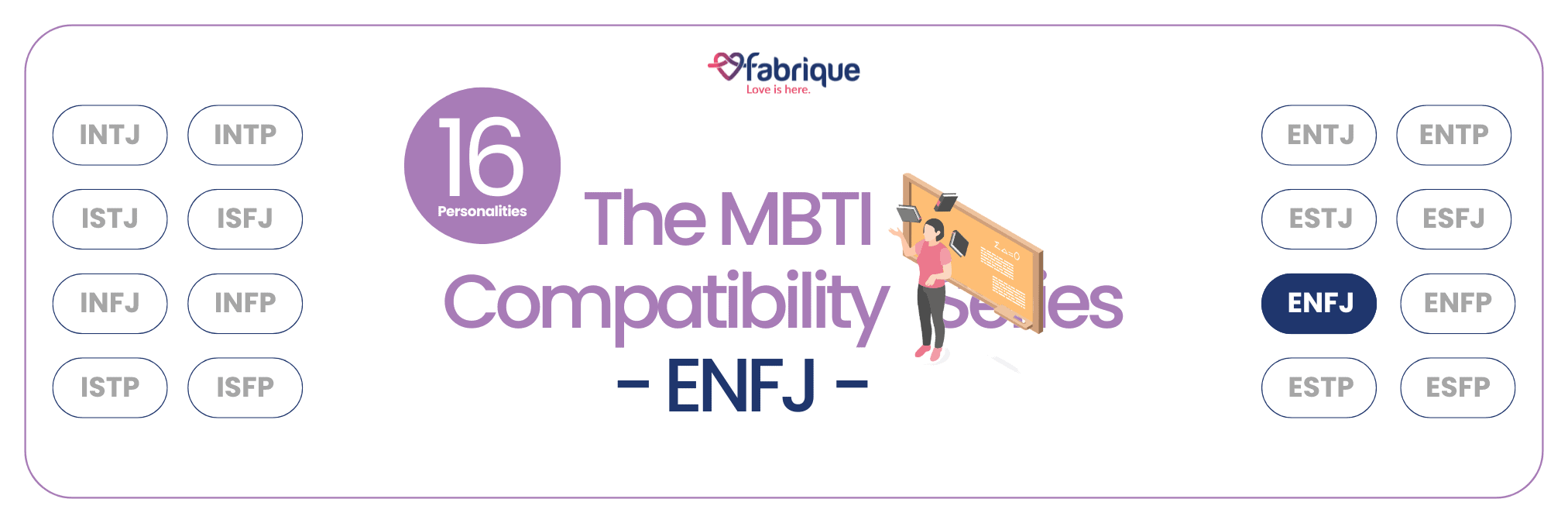 The MBTI Compatibility Series - ENFJ banner