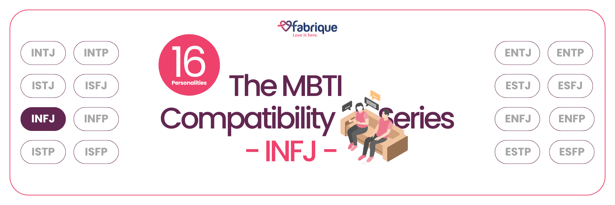 The MBTI Compatibility Series - INFJ banner